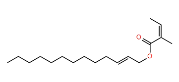 (E)-2-Tridecenyl (Z)-2-methyl-2-butenoate